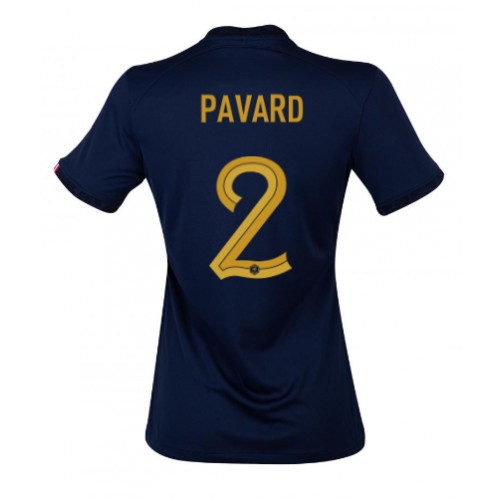 Ženski Nogometni dresi Francija Benjamin Pavard #2 Domači SP 2022 Kratek Rokav